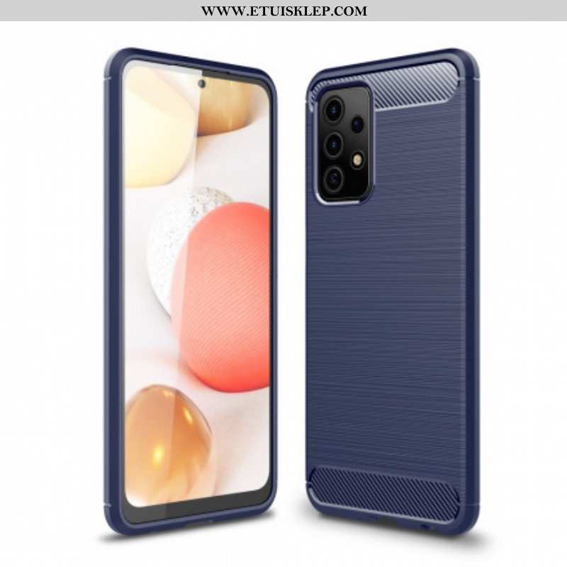 Etui do Samsung Galaxy A52 4G / A52 5G / A52s 5G Szczotkowane Włókno Węglowe